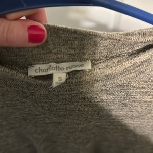 Size small. 3/4 sleeve dress!